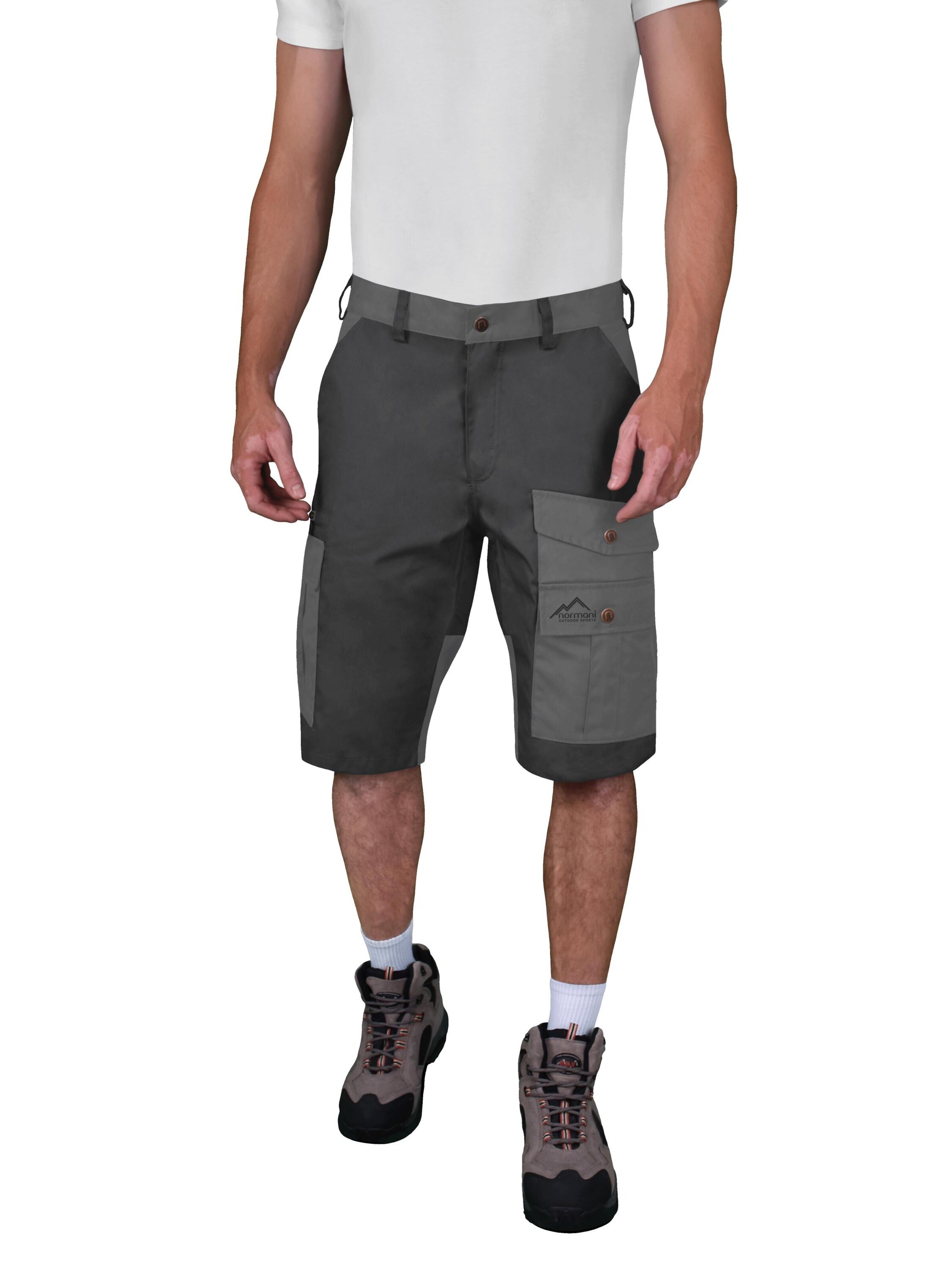 normani Regular Outdoor trousers 'Ahvaz' in Grey: front