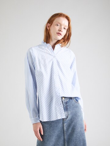 Lollys Laundry Blouse 'Hobart' in Blue: front