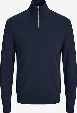 JACK & JONES Pullover 'Emil Knit' in Blau: Vorderseite