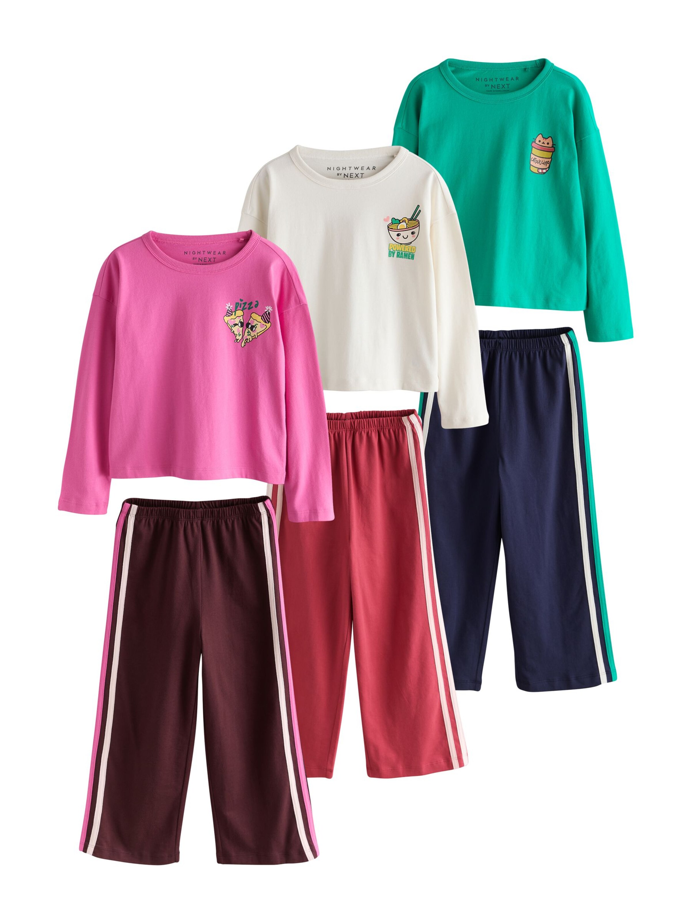 Next - Pijama en verde: frente