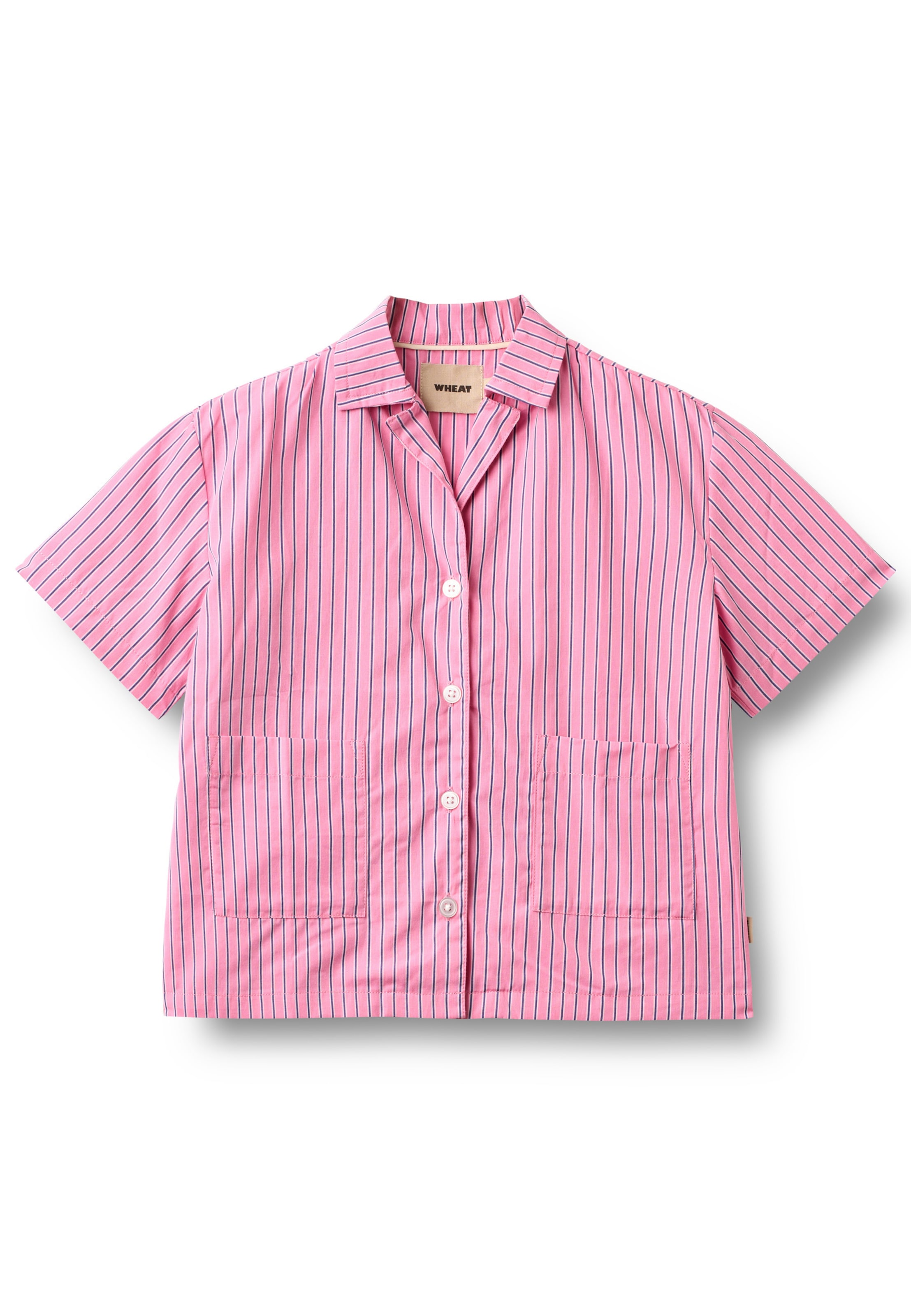 WHEAT Blouse 'Vilma' in Dark blue / Light pink / White, Item view