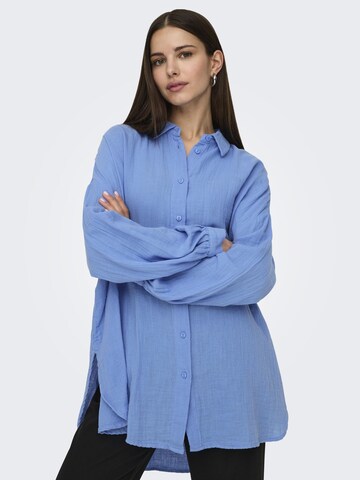 ONLY Blus 'ONLThyra' i blå