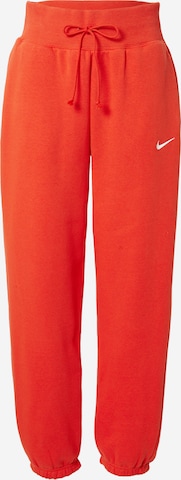 Nike Sportswear Παντελόνι 'PHOENIX FLEECE' σε κόκκινο: μπροστά