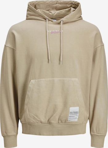 JACK & JONES Sweatshirt 'Mural' in Beige: front