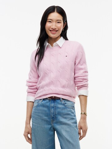 TOMMY HILFIGER Pullover in Pink: Vorderseite
