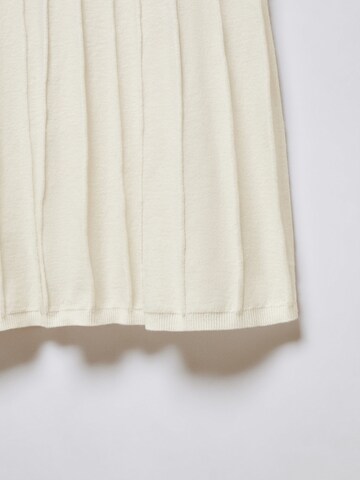 Robes en maille 'FLURRY' MANGO en beige
