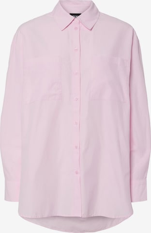 Chemisier 'MELIA ' PIECES en rose : devant