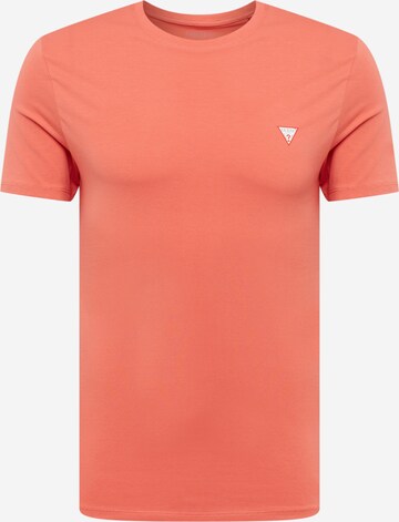 T-Shirt GUESS en orange : devant