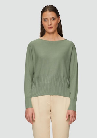 s.Oliver BLACK LABEL Sweater in Green: front