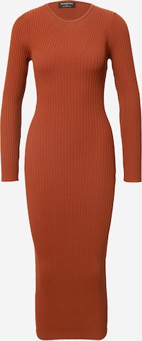 MINKPINK Stickad klänning 'ALBA' i orange: framsida
