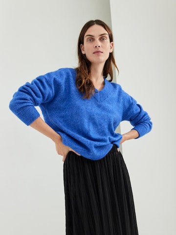 SELECTED FEMME Sweater 'Maline' in Blue