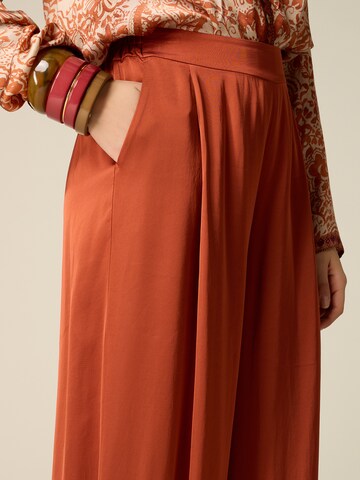 Loosefit Pantalon oltre en orange