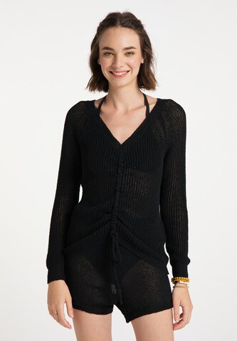 Pull-over IZIA en noir : devant