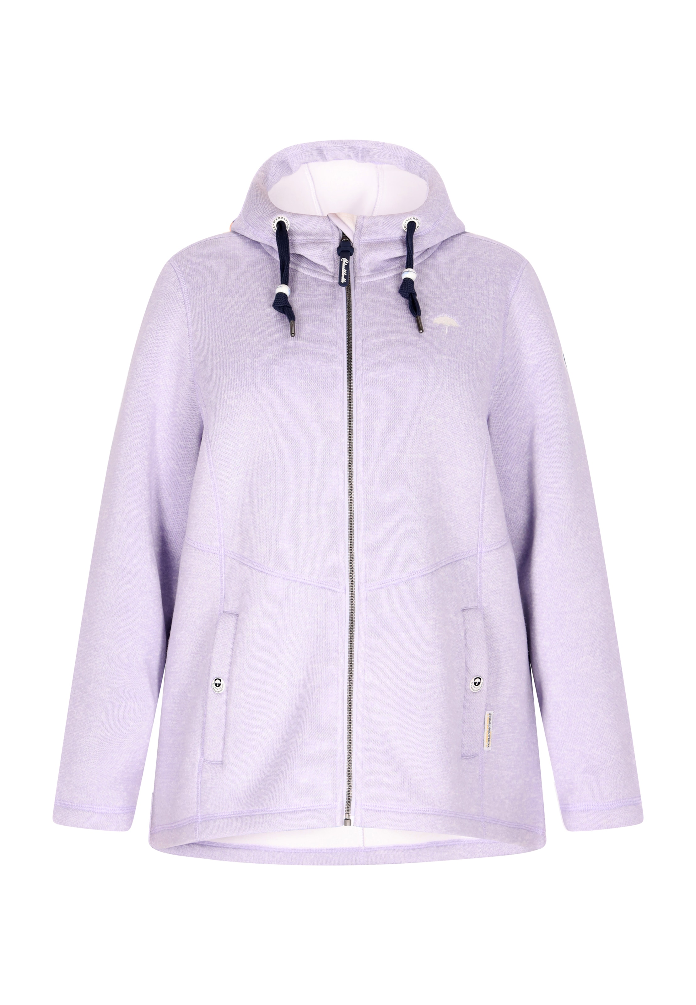 Veste en polaire Drymaster en violet : devant