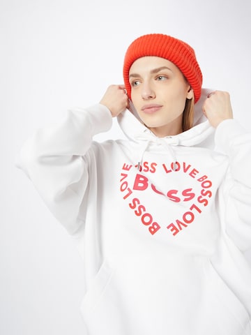 BOSS - Sweatshirt 'Etea' em branco