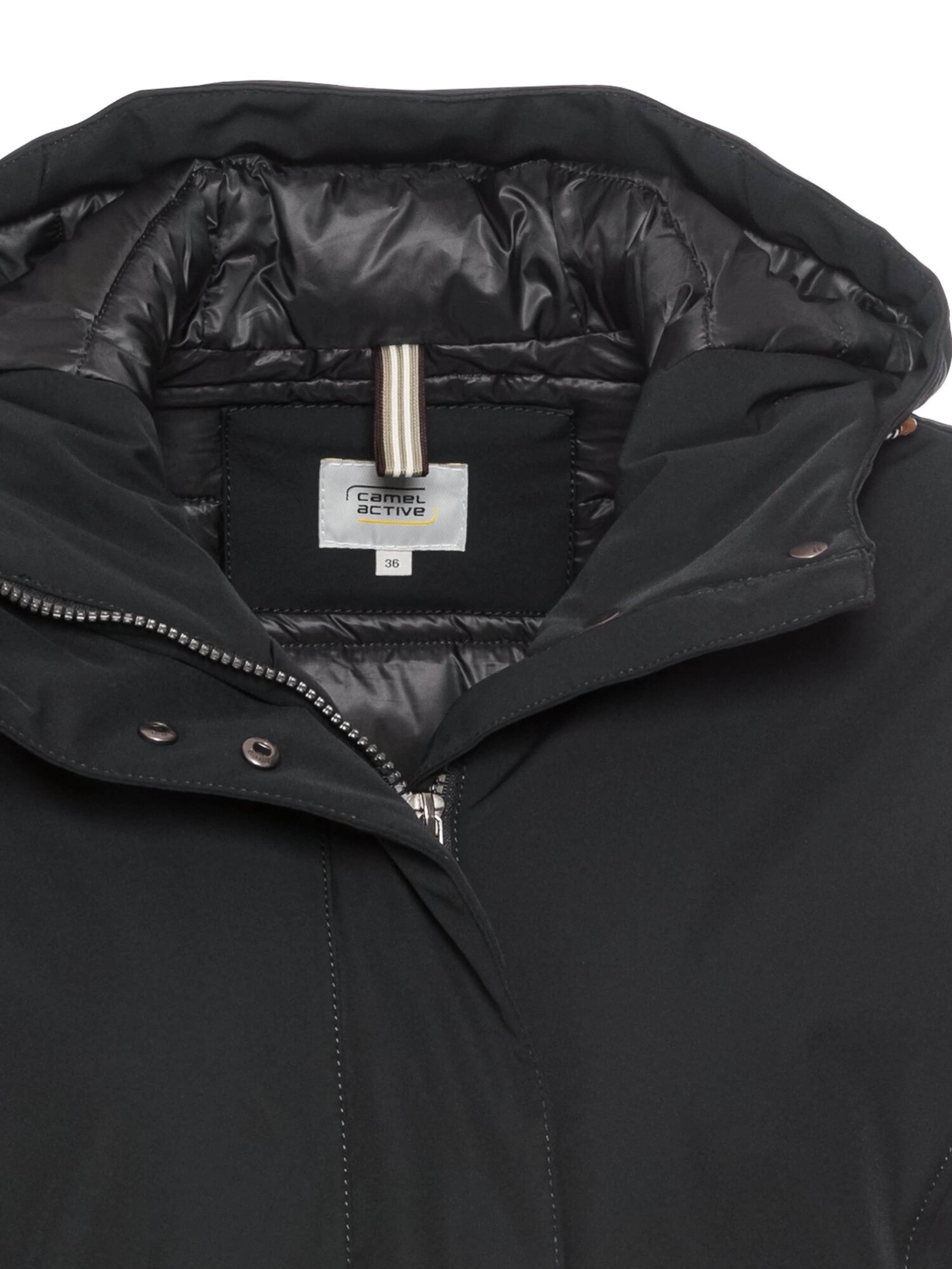 CAMEL ACTIVE Wintermantel in Schwarz