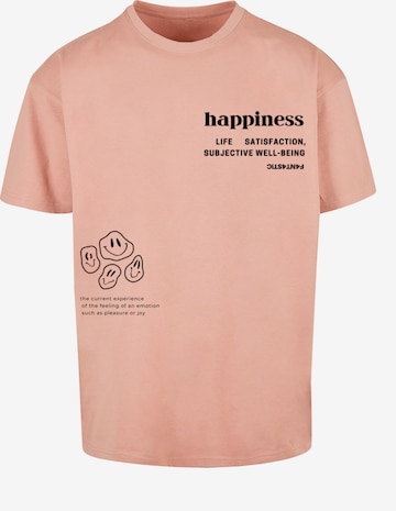 F4NT4STIC Shirt 'Happiness' in Orange: front