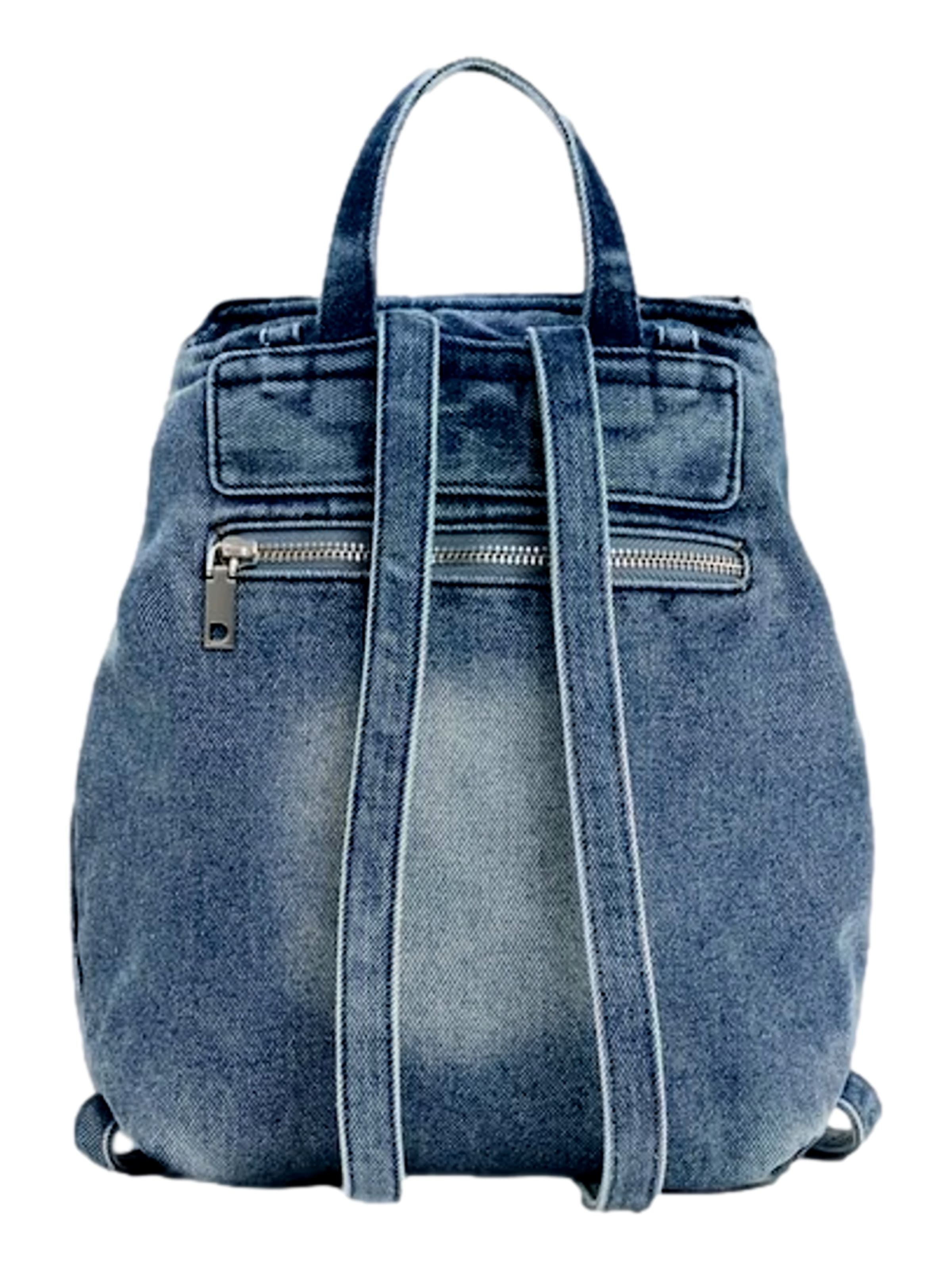 Sac à dos 'Half Logo Denim' Desigual en bleu