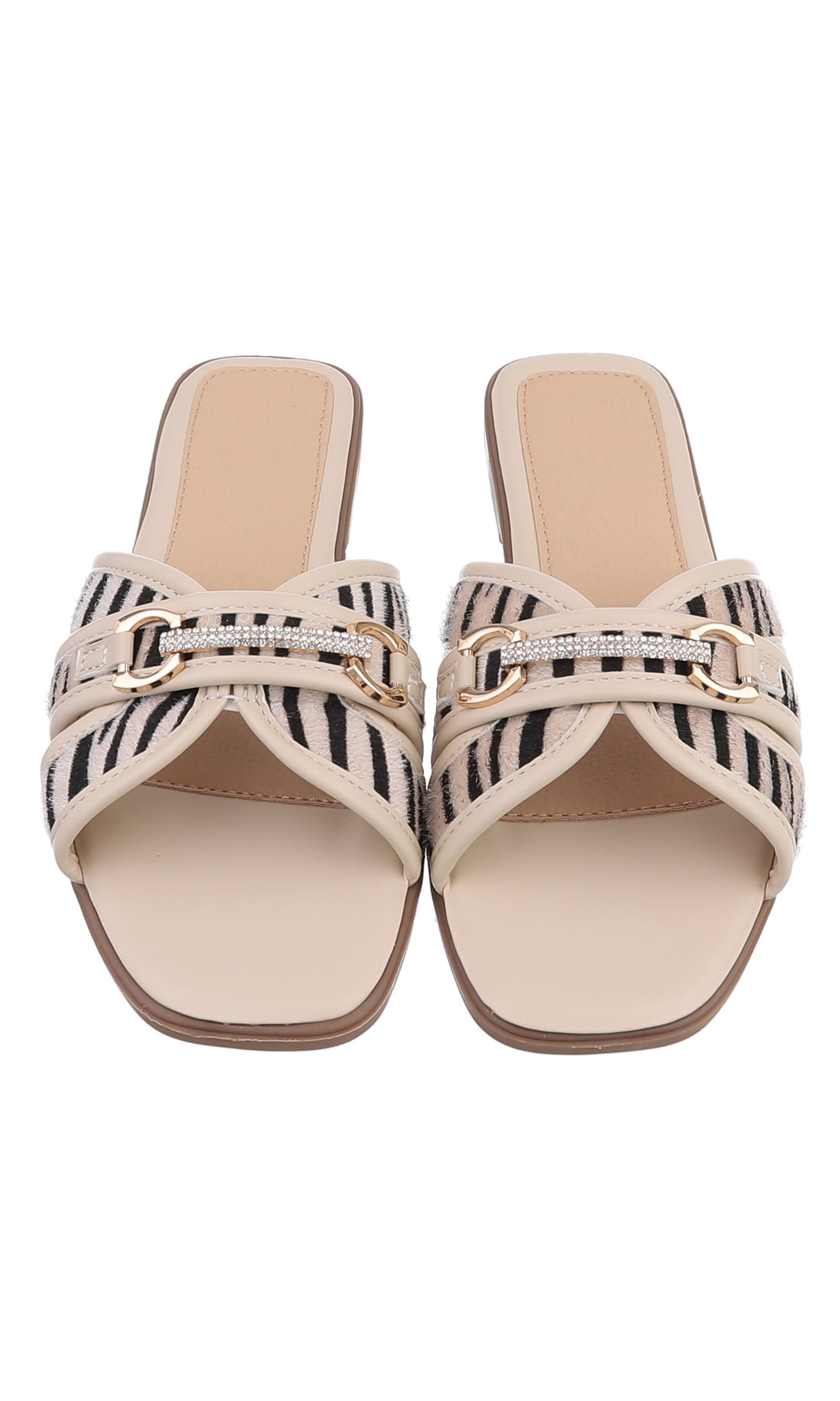 Ital-Design Pantolette in Beige