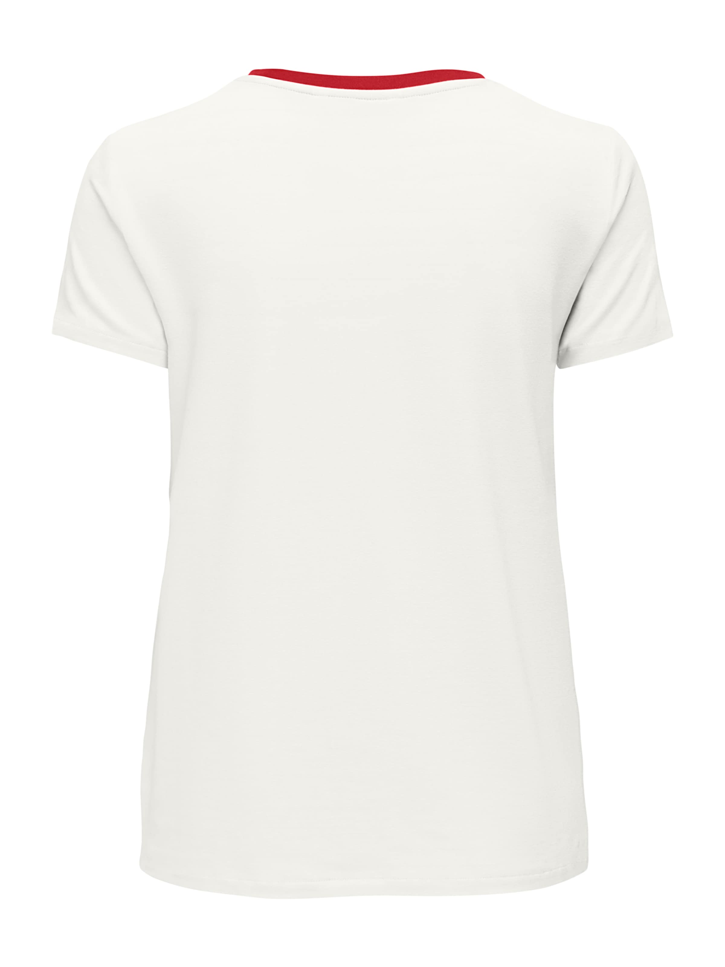 ONLY Тениска 'ONLHEART' в бяло