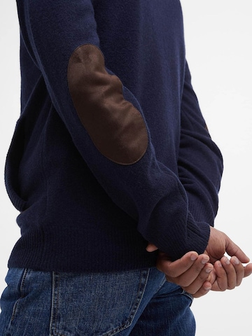 Barbour Knit Cardigan in Blue