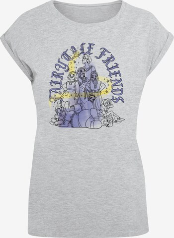 ABSOLUTE CULT Shirt 'Wish - Fairytale Friends' in Grey: front