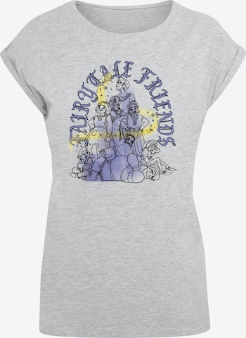 T-shirt 'Wish - Fairytale Friends' ABSOLUTE CULT en gris : devant