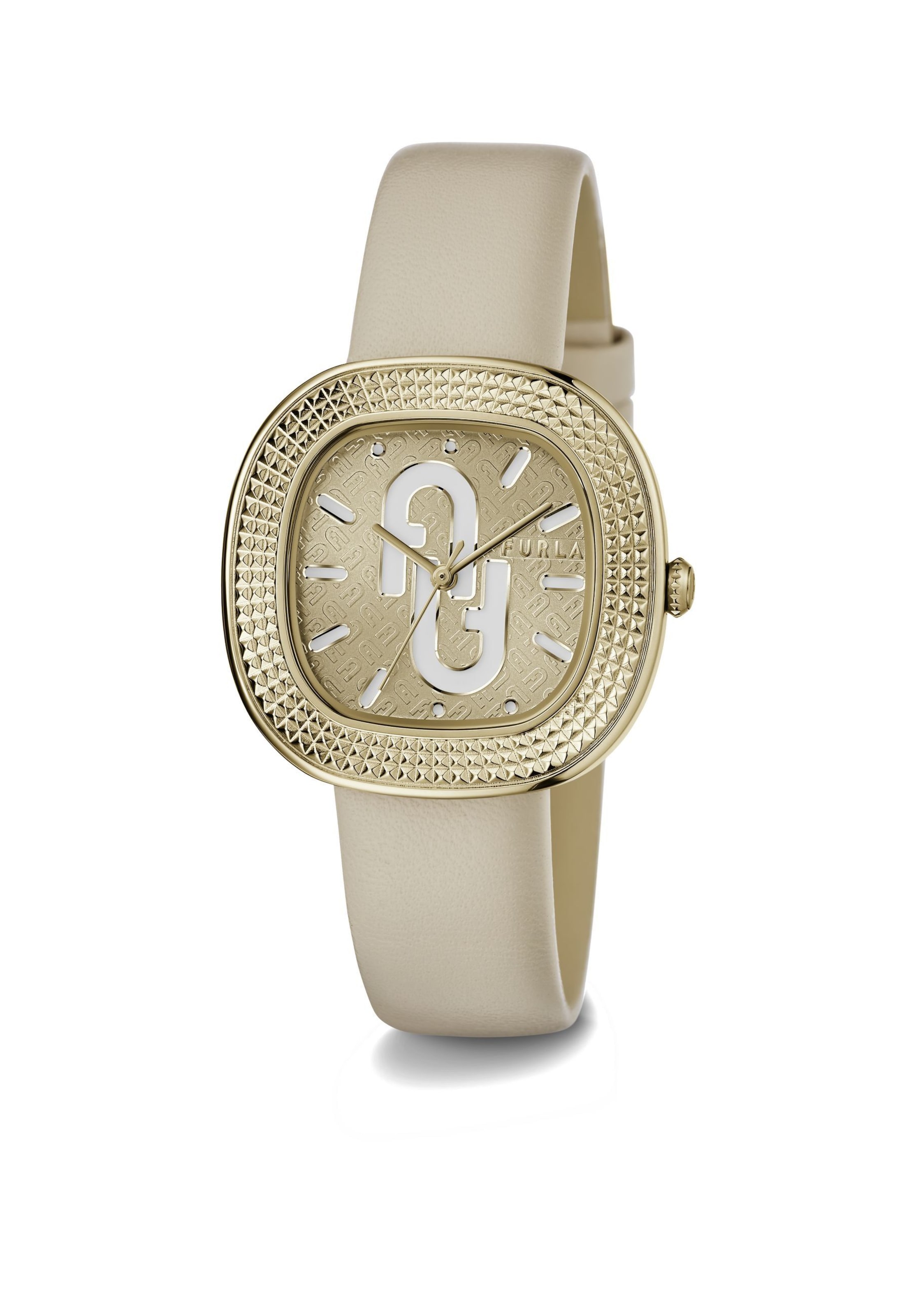 FURLA Analogt ur i beige