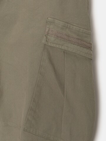 Pull&Bear Tapered Cargobukser i beige