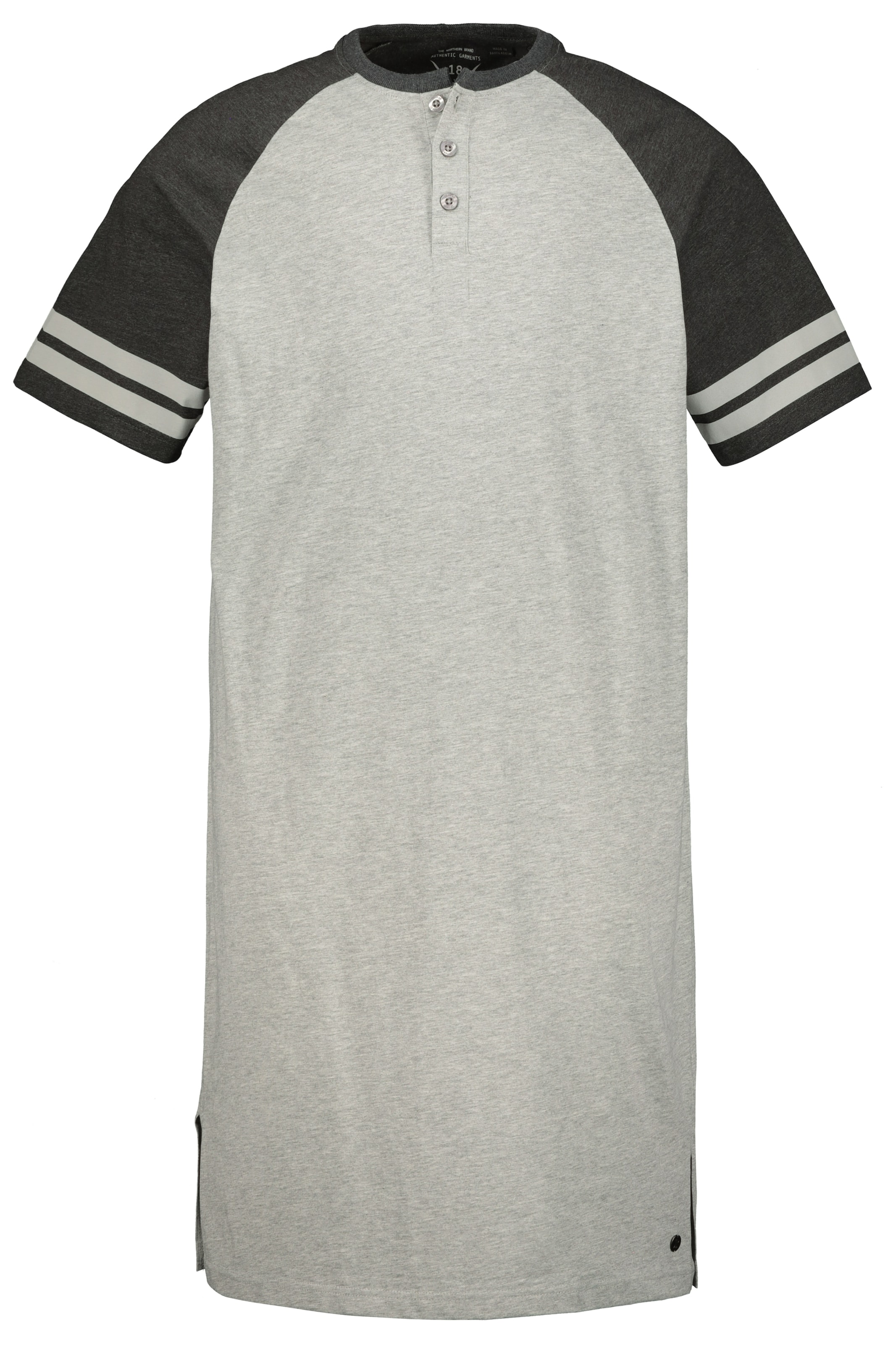 JP1880 Pyjama kurz in Grau: Vorderseite