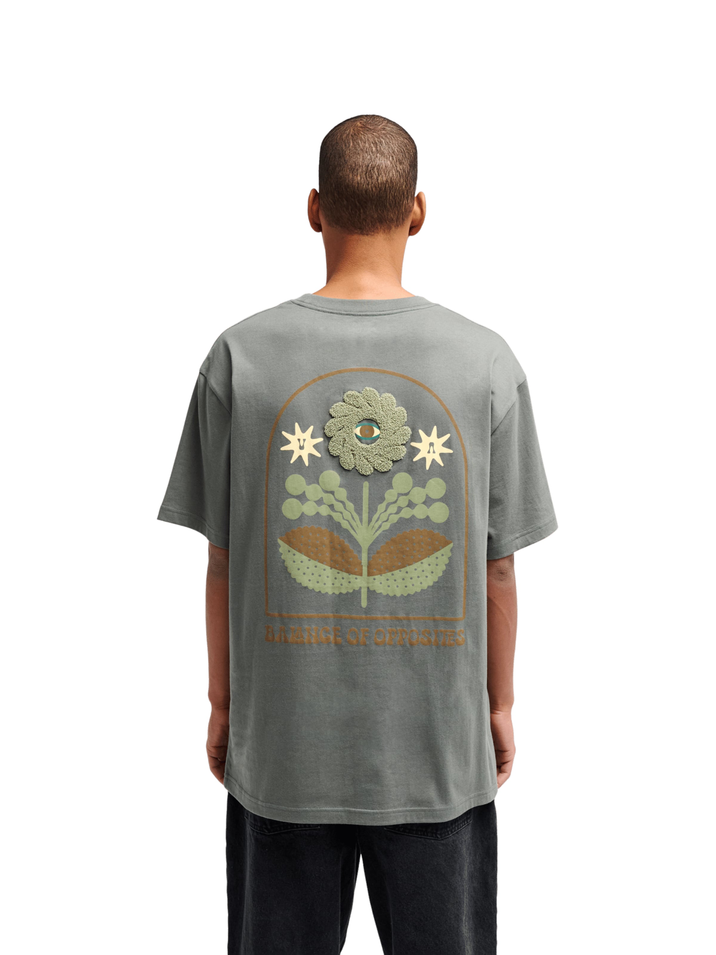 RVCA T-Shirt in Grün: Vorderseite