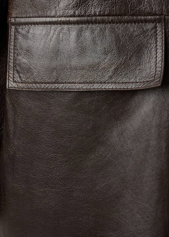 MANGO Between-Seasons Coat in Brown