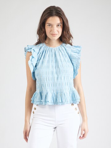 OBJECT Blouse 'OBJFine' in Blue: front