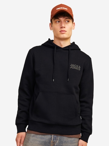 JACK & JONES - Sweatshirt 'Corp' em preto: frente
