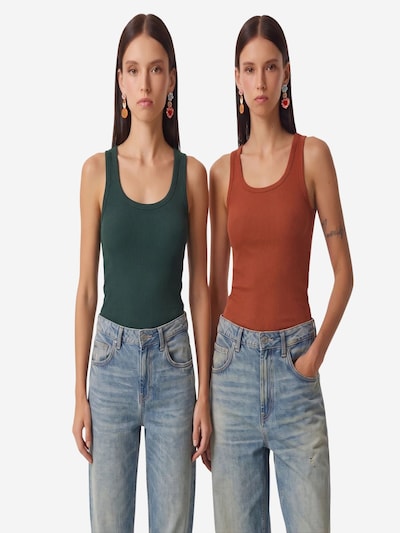 Happiness İstanbul Haut 'Tanktops & Camis' en S en orange foncé, Vue avec produit