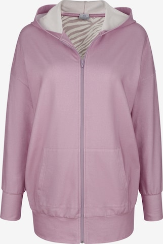 TruYou Zip-Up Hoodie in Purple: front