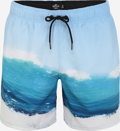 HOLLISTER Plavecké šortky - modrá / bílá, Produkt