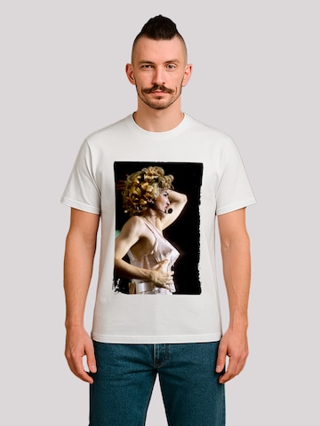 T-Shirt 'Madonna Live At Wembley 1990 By Stephen Wright' F4NT4STIC en blanc : devant
