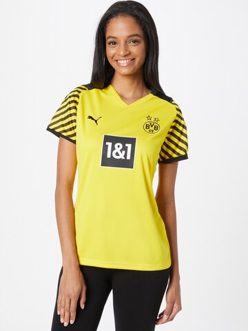 PUMA - Camisola de futebol 'BVB Home' em amarelo: frente