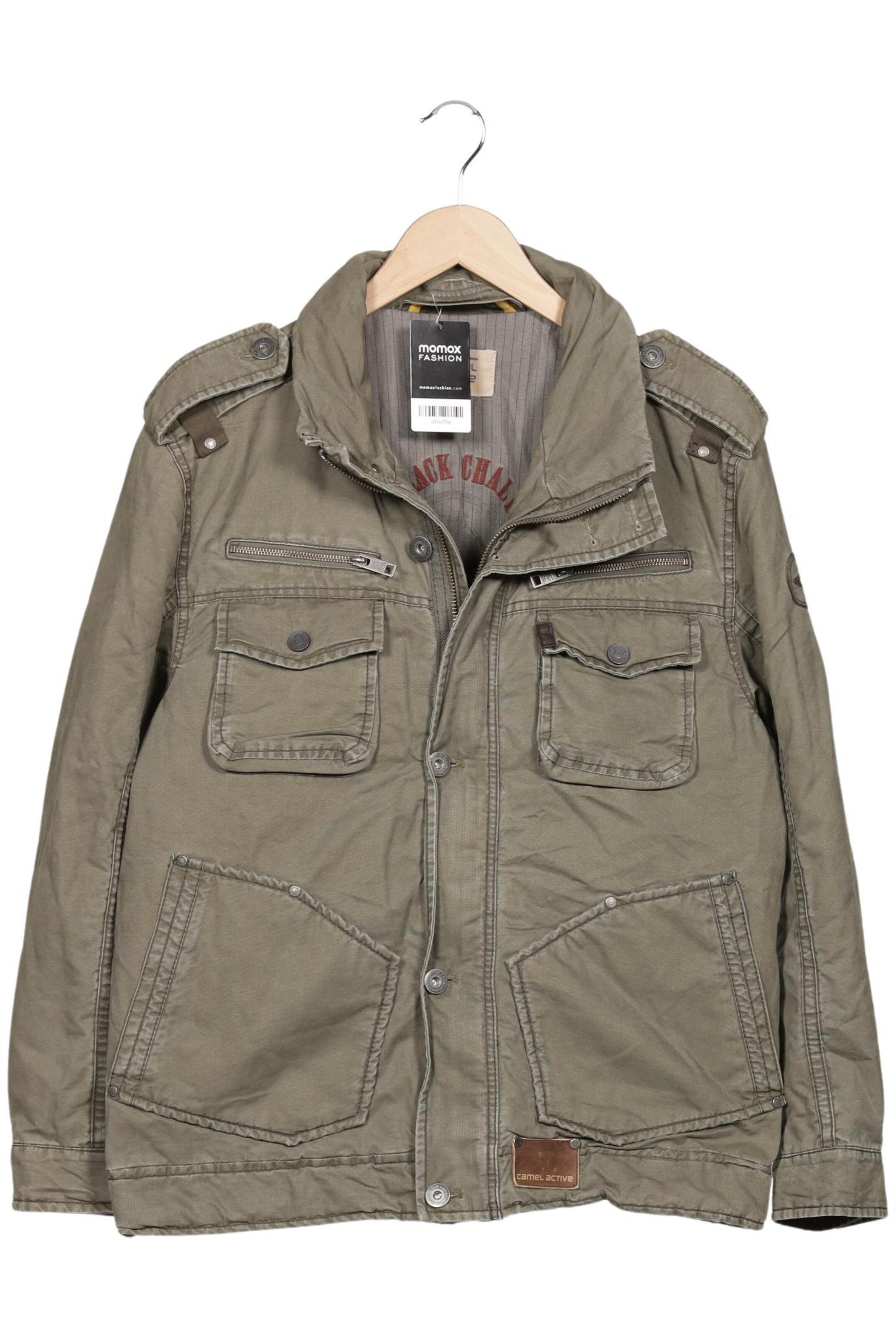 CAMEL ACTIVE Jacket & Coat in M-L in Green: front