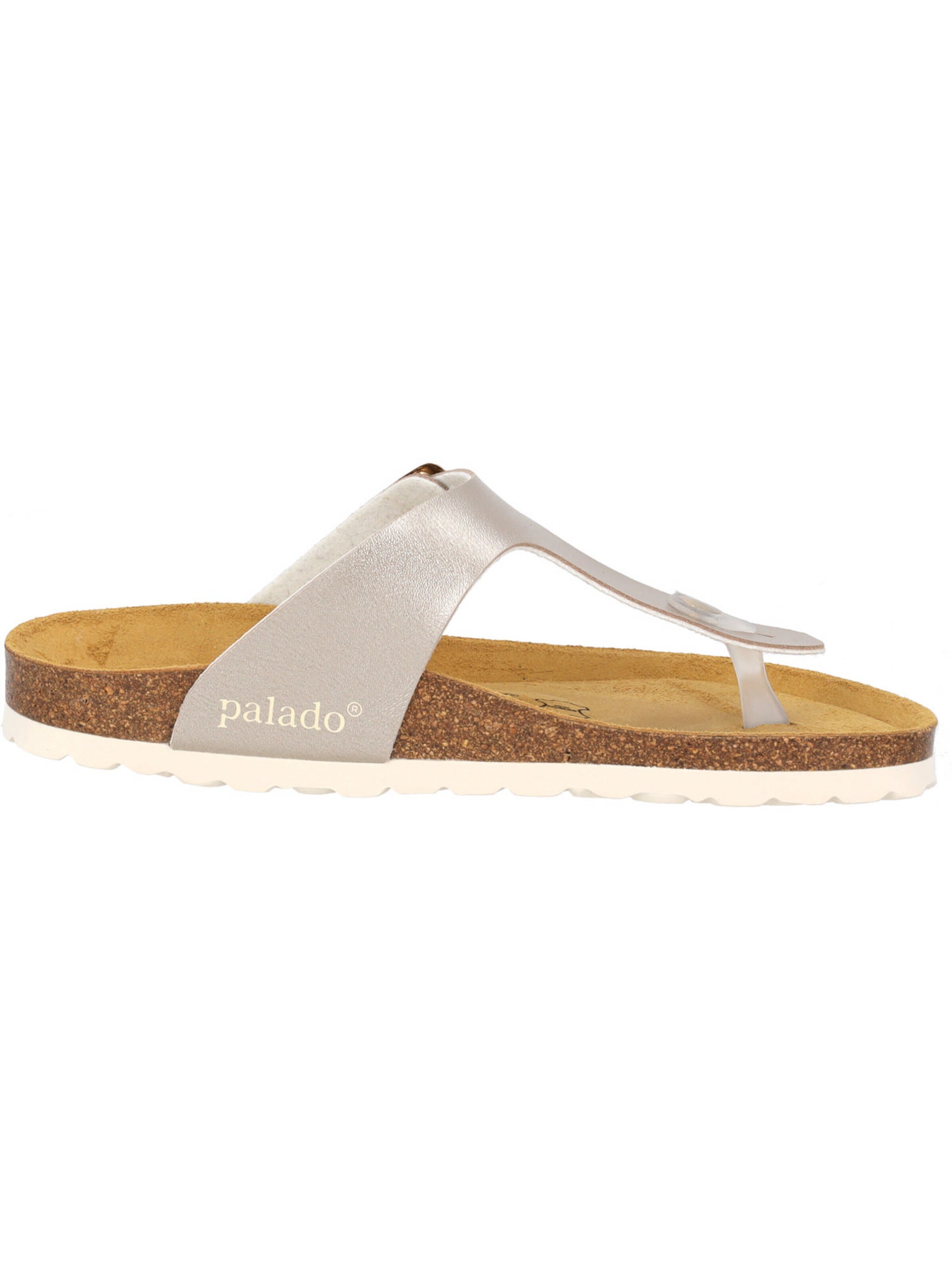 Palado Teenslipper 'Kos Metallic' in Beige