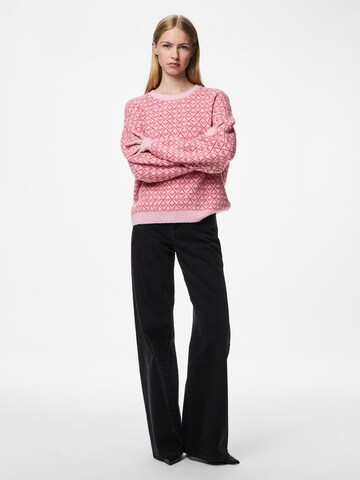 PIECES Pullover 'PCNavi' i pink
