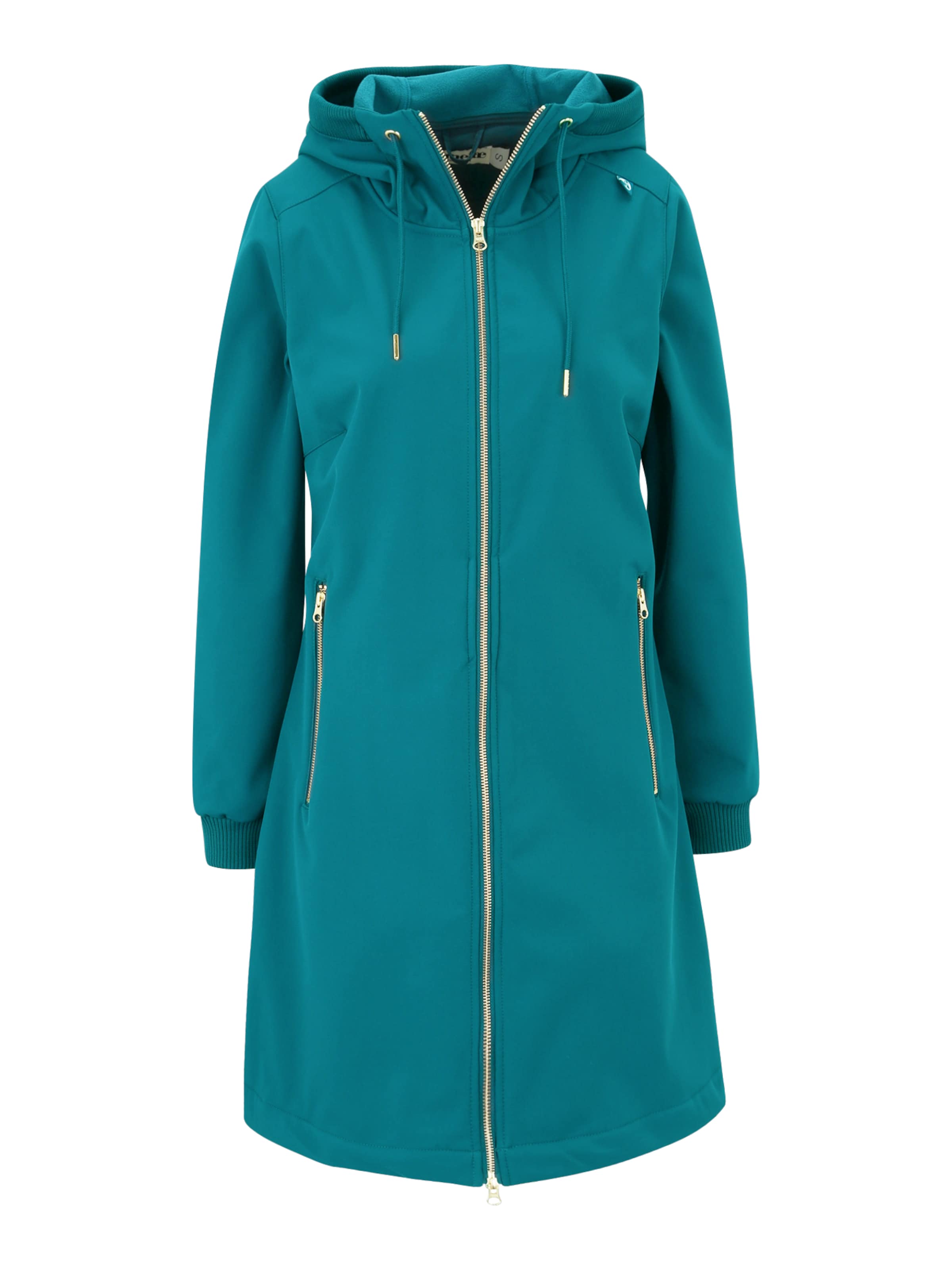 Danefae - Sobretudo meia-estação 'Jane' em verde: frente