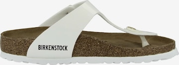 BIRKENSTOCK T-Bar Sandals 'Gizeh' in White