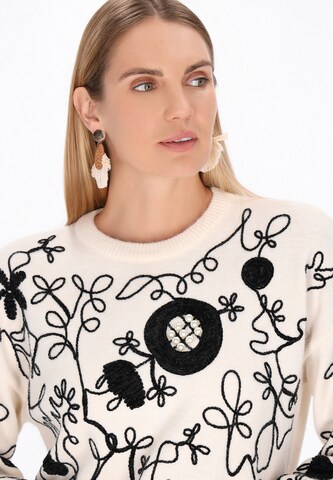 Pull-over usha FESTIVAL en blanc