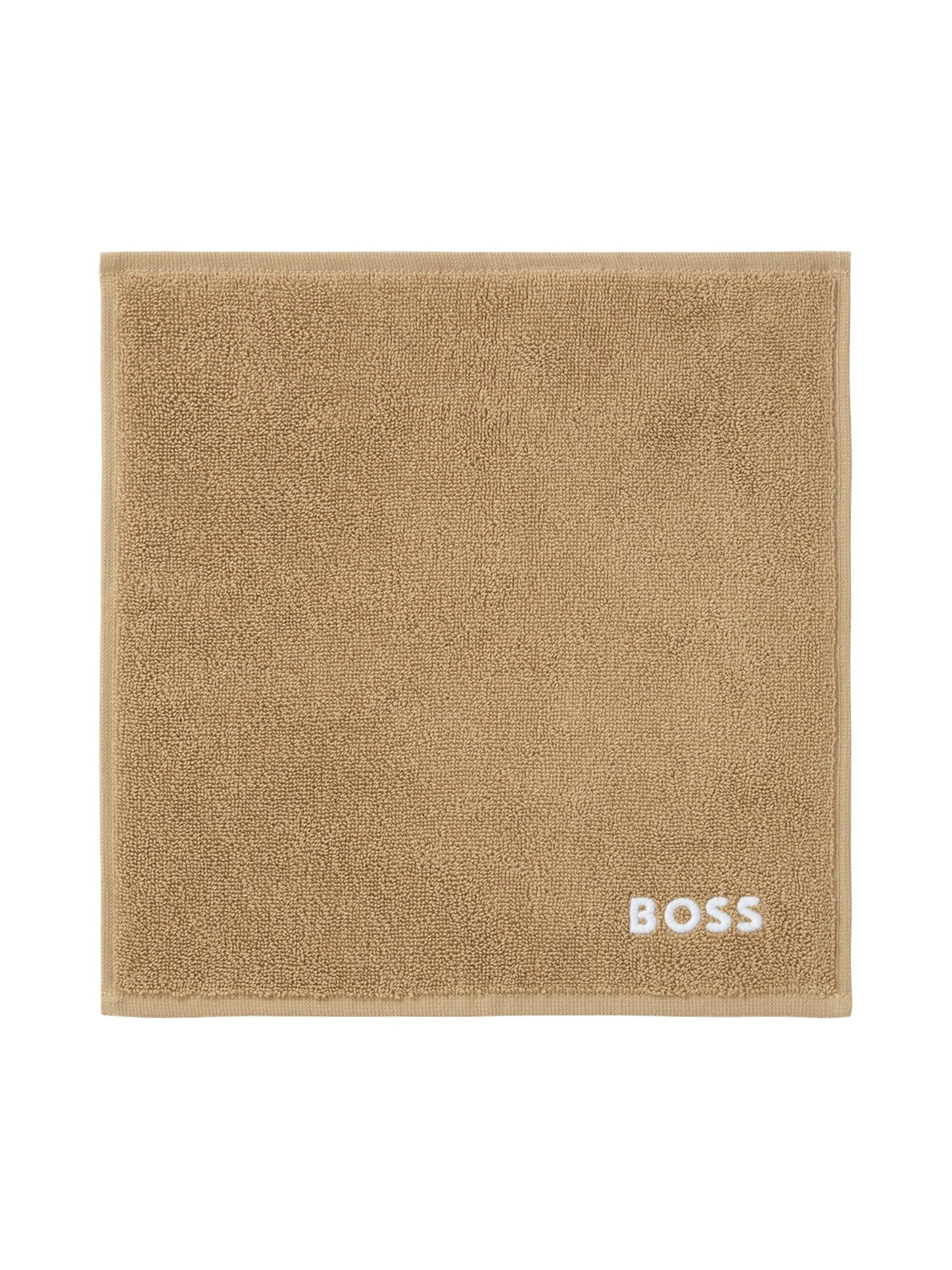 BOSS Home Towel 'EDGE' in Brown: front