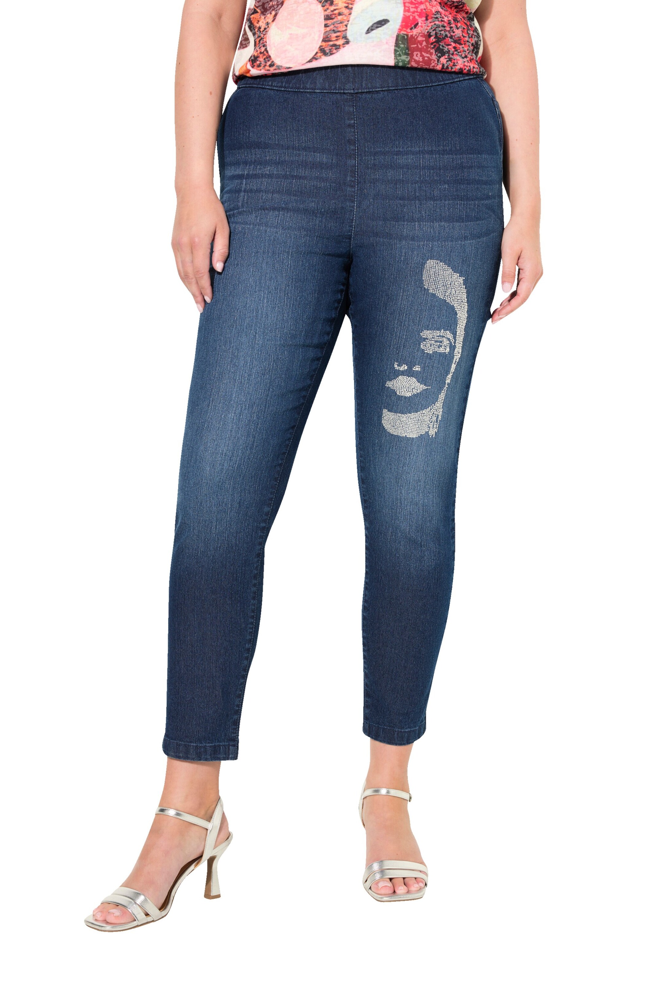 MIAMODA Slim fit Jeans in Blue: front