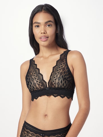 ETAM Bralette Bra in Black: front