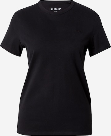T-shirt 'Ada' MUSTANG en noir : devant