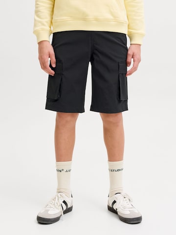 Jack & Jones Junior Regular Broek in Zwart: voorkant